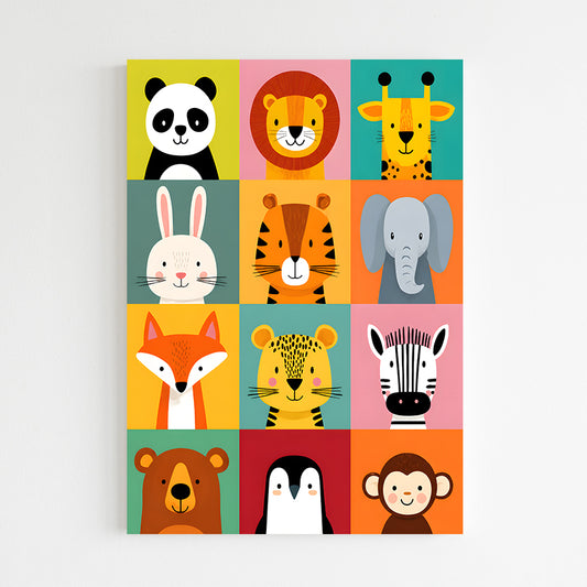 Animaux mignons en patchwork