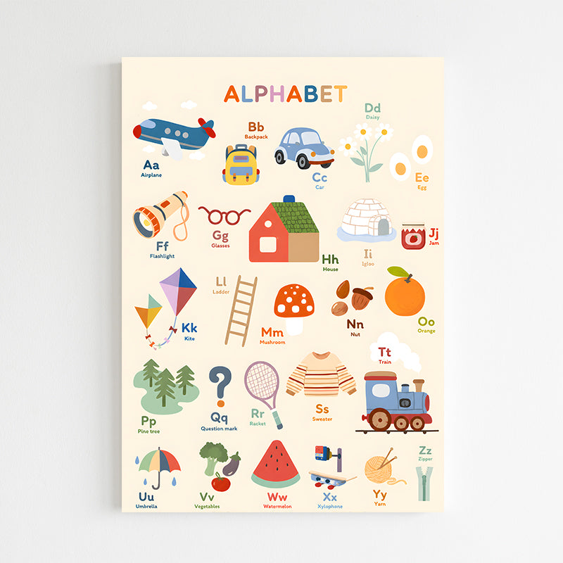 Alphabet coloré