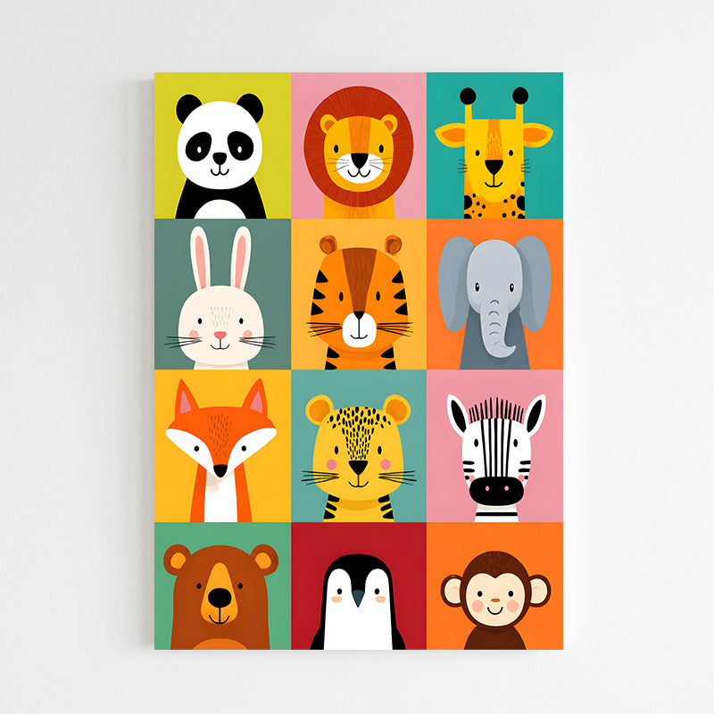 Animaux mignons en patchwork