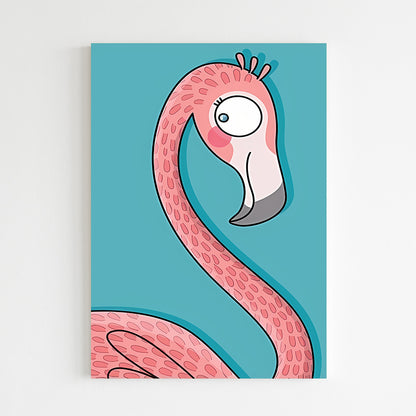 Flamant Rose Rigolo