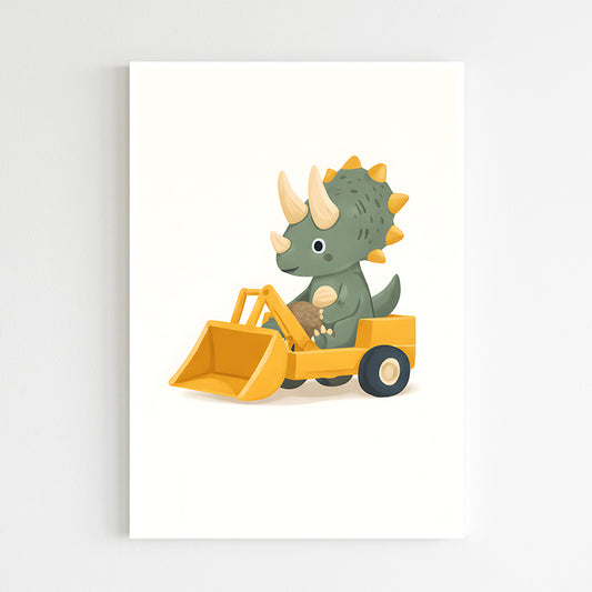 Le tricératops - Dinosaure