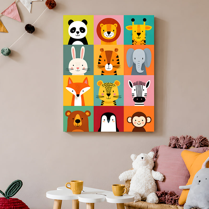 Animaux mignons en patchwork